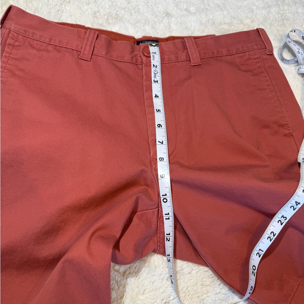 J.Crew GRAMERCY size 33 dk salmon shorts - Picture 6 of 8